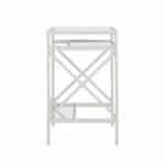 Clear and White Glass Writing Desk for Home Office Spaces 13 Clear and White Glass Writing Desk for Home Office Spaces
