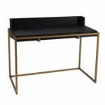 Black and Gold Adjustable Height Writing Desk with Rustic Style 12 Black and Gold Adjustable Height Writing Desk with Rustic Style