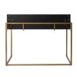 Black and Gold Adjustable Height Writing Desk with Rustic Style 14 Black and Gold Adjustable Height Writing Desk with Rustic Style