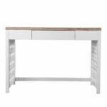 Natural White Writing Desk with Three Drawers for Home Offices 11 Natural White Writing Desk with Three Drawers for Home Offices