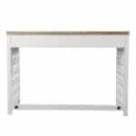 Natural White Writing Desk with Three Drawers for Home Offices 14 Natural White Writing Desk with Three Drawers for Home Offices