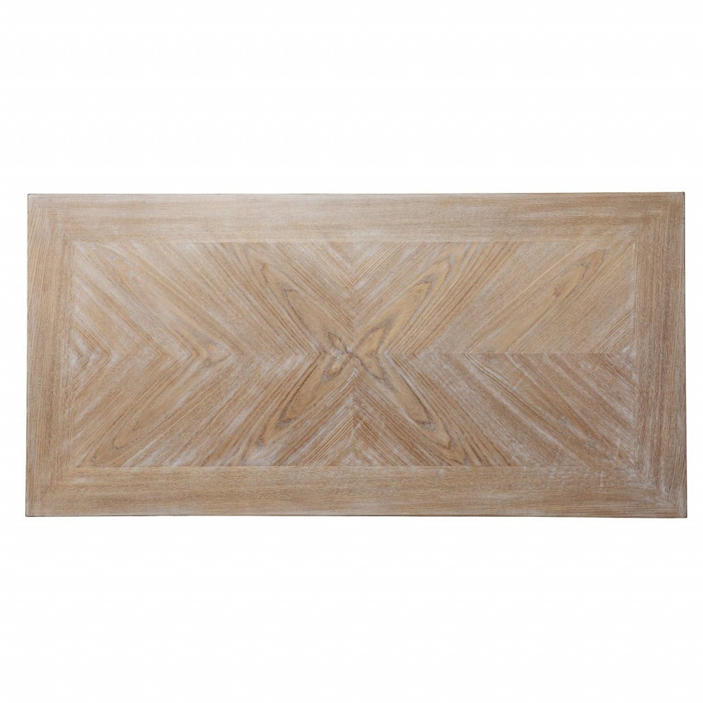 Natural White Writing Desk with Three Drawers for Home Offices 6 Natural White Writing Desk with Three Drawers for Home Offices - Image 6