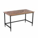 Natural Reclaimed Wood and Black Writing Desk for Small Spaces 12 Natural Reclaimed Wood and Black Writing Desk for Small Spaces