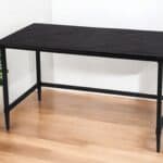 Reclaimed Wood and Metal Black Desk for Home Office 10 Reclaimed Wood and Metal Black Desk for Home Office
