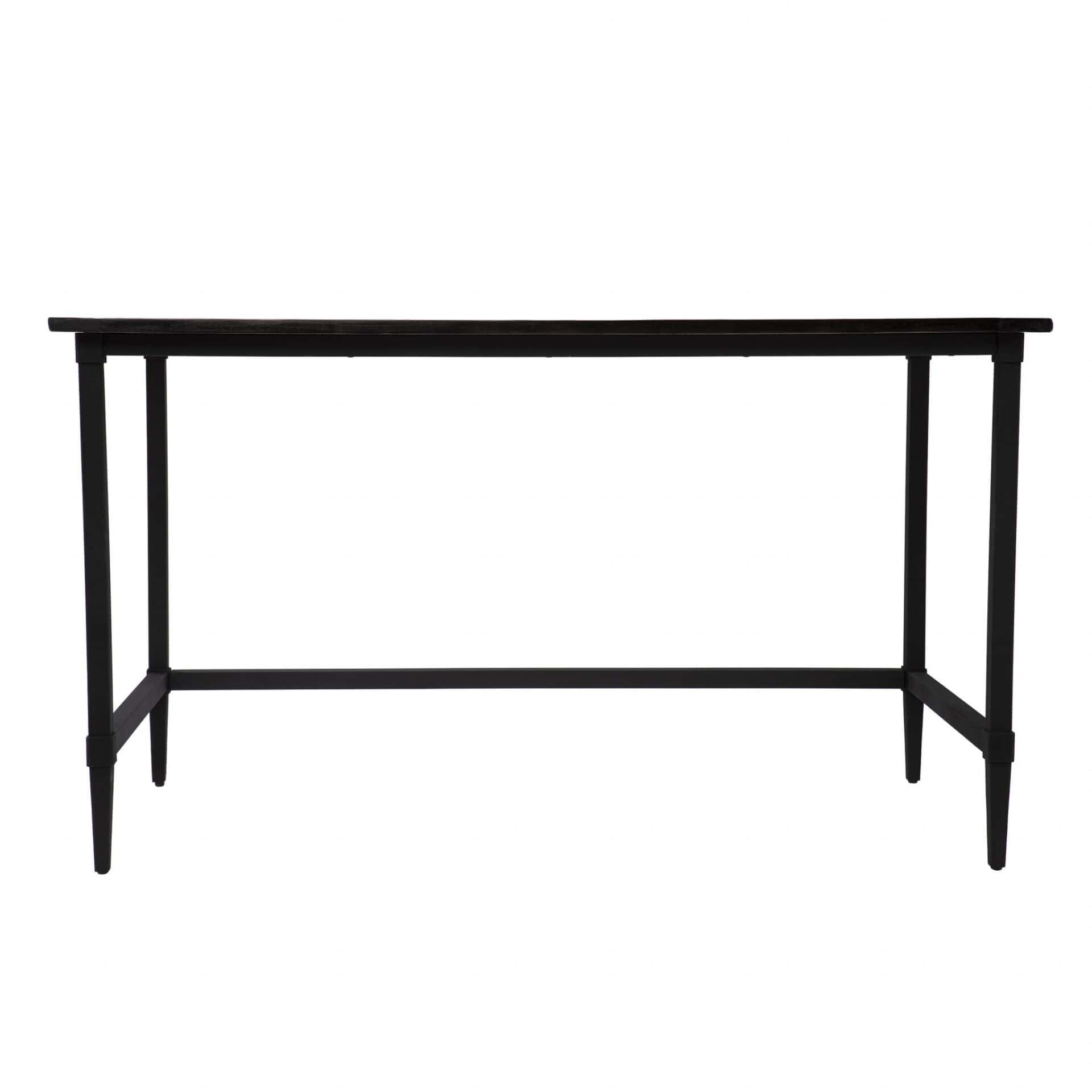 Reclaimed Wood and Metal Black Desk for Home Office 2 Reclaimed Wood and Metal Black Desk for Home Office - Image 2