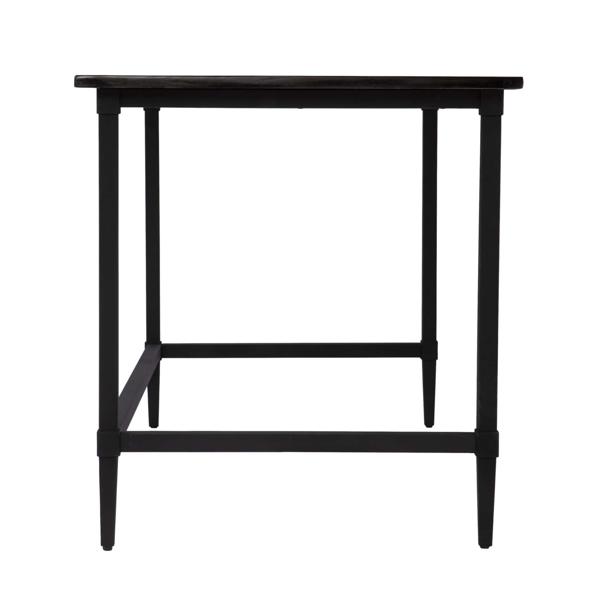 Reclaimed Wood and Metal Black Desk for Home Office 4 Reclaimed Wood and Metal Black Desk for Home Office - Image 4