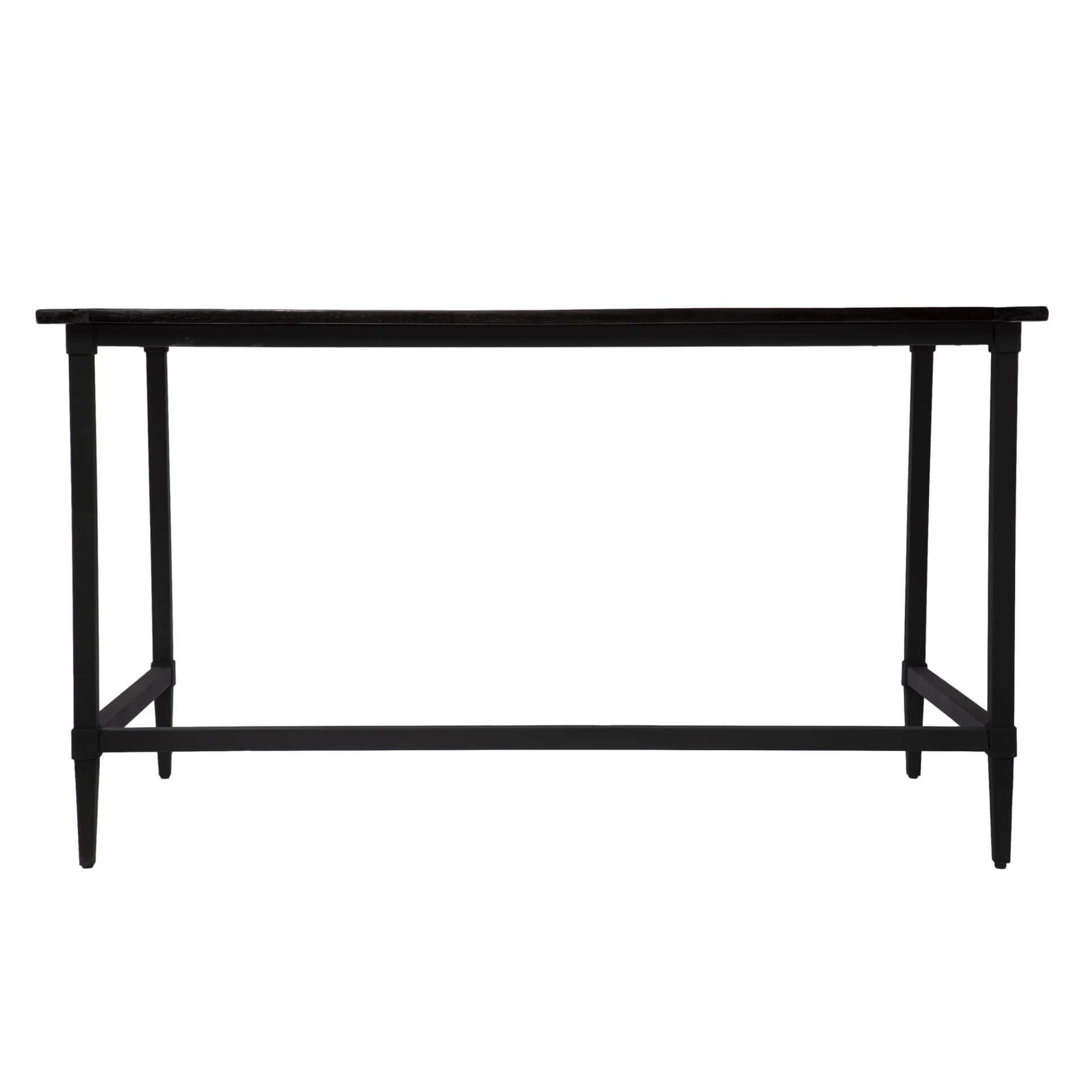 Reclaimed Wood and Metal Black Desk for Home Office 5 Reclaimed Wood and Metal Black Desk for Home Office - Image 5