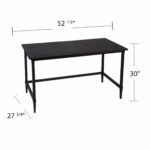 Reclaimed Wood and Metal Black Desk for Home Office 18 Reclaimed Wood and Metal Black Desk for Home Office