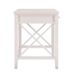 White Poplar Solid Wood Writing Desk With Three Drawers 12 White Poplar Solid Wood Writing Desk With Three Drawers