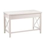 White Poplar Solid Wood Writing Desk With Three Drawers 15 White Poplar Solid Wood Writing Desk With Three Drawers