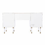 White Writing Desk With Four Drawers and Classic Design 13 White Writing Desk With Four Drawers and Classic Design
