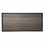 Wood and Iron Writing Desk with Shelves for Storage