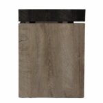 Black and Brown Rectangular Writing Desk with Sled Base Design 13 Black and Brown Rectangular Writing Desk with Sled Base Design