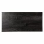 Black and Brown Rectangular Writing Desk with Sled Base Design 16 Black and Brown Rectangular Writing Desk with Sled Base Design