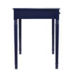 Navy Blue Cottage Style Writing Desk with Storage Drawers