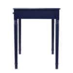 Navy Blue Cottage Style Writing Desk with Storage Drawers