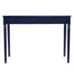 Navy Blue Cottage Style Writing Desk with Storage Drawers
