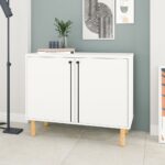 Modern White Sideboard Cabinet with Double Doors and Storage 11 Modern White Sideboard Cabinet with Double Doors and Storage