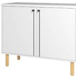 Modern White Sideboard Cabinet with Double Doors and Storage 10 Modern White Sideboard Cabinet with Double Doors and Storage