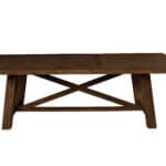 Farmhouse Acacia Dining Table Medium Brown with Removable Leaf 8 Farmhouse Acacia Dining Table Medium Brown with Removable Leaf