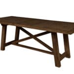 Farmhouse Acacia Dining Table Medium Brown with Removable Leaf 9 Farmhouse Acacia Dining Table Medium Brown with Removable Leaf