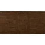 Farmhouse Acacia Dining Table Medium Brown with Removable Leaf 12 Farmhouse Acacia Dining Table Medium Brown with Removable Leaf