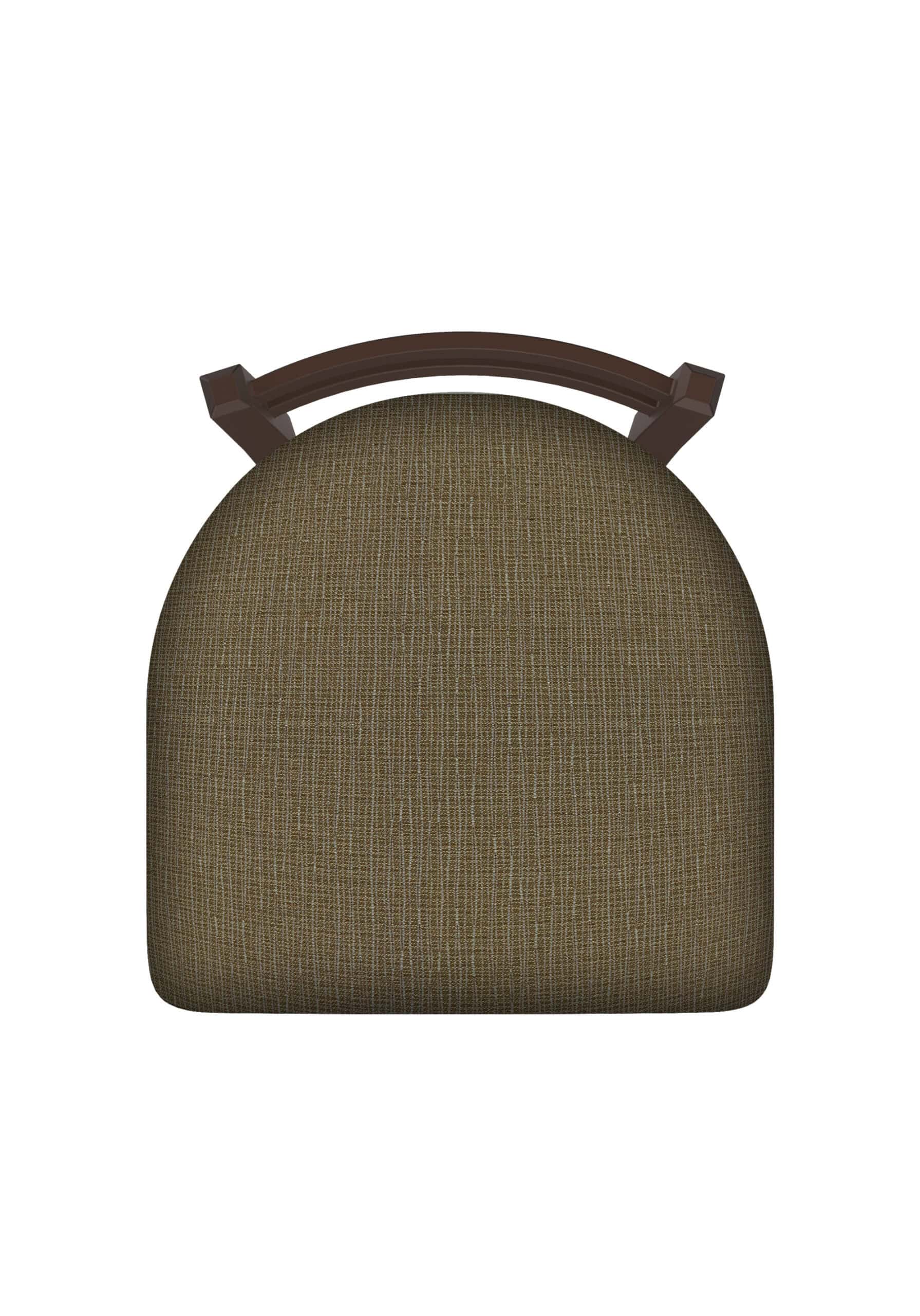 18-Inch Low Ladder Back Vanity Stool with Steel Frame, Bronze Finish, Graph Cork Seat, and Single-Ring Base 8 18-Inch Low Ladder Back Vanity Stool with Steel Frame, Bronze Finish, Graph Cork Seat, and Single-Ring Base