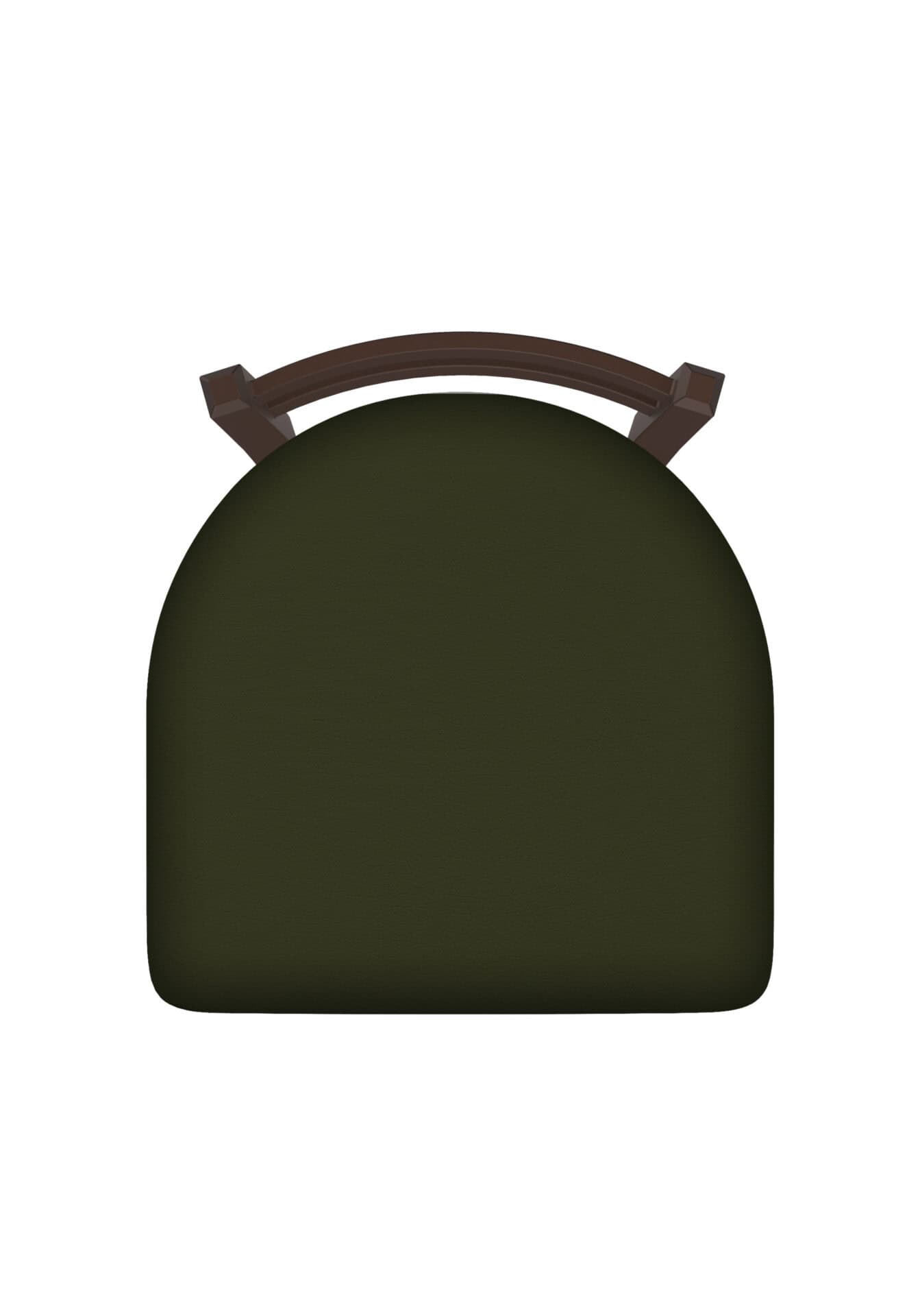 30-Inch Low Ladder Back Bar Stool with Steel Frame, Bronze Finish, Canter Pine Seat, and Single-Ring Base 3 30-Inch Low Ladder Back Bar Stool with Steel Frame, Bronze Finish, Canter Pine Seat, and Single-Ring Base - Image 3