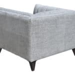 Modern Armchair with Steel Legs and Armrest Support 15 Modern Armchair with Steel Legs and Armrest Support