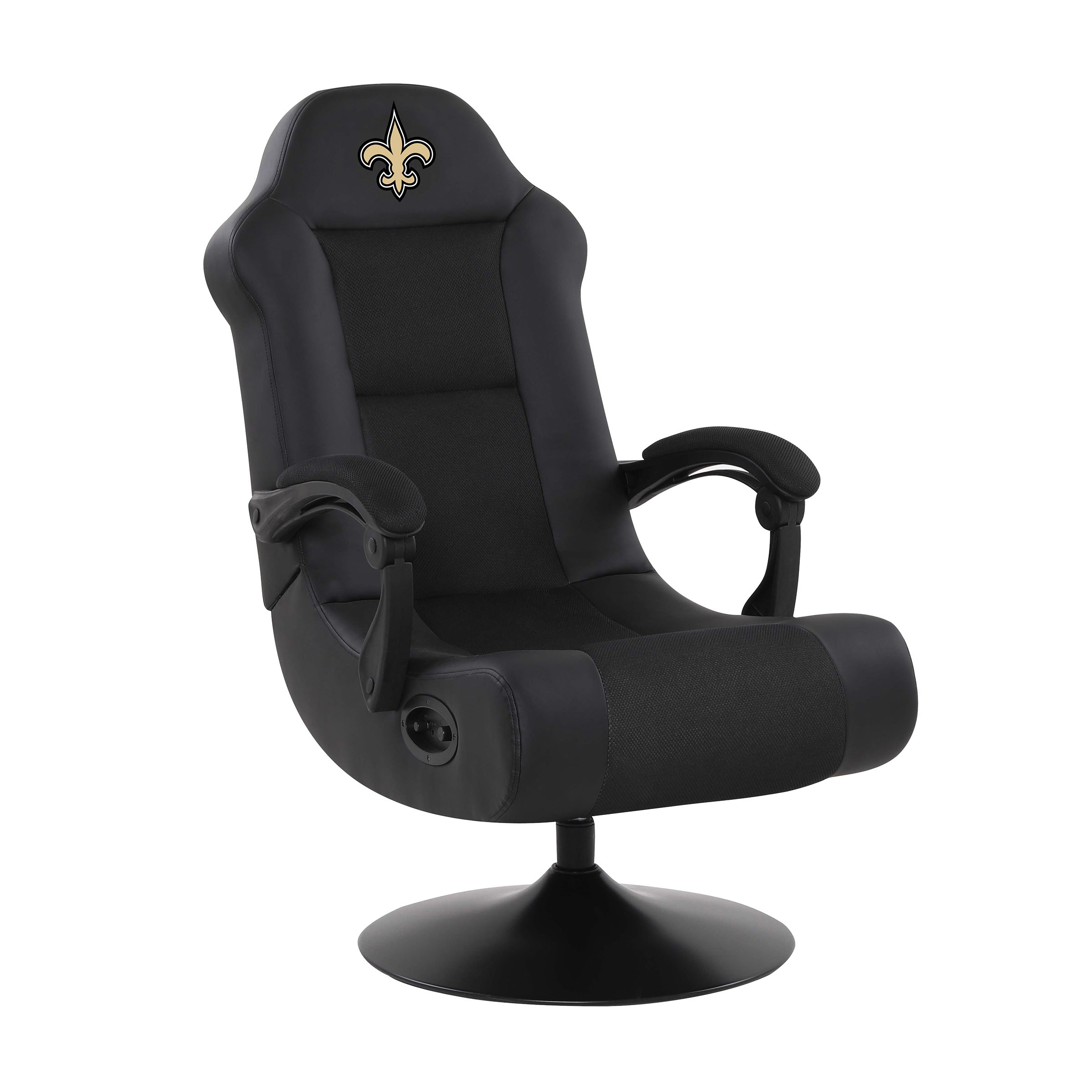new orleans saints bluetooth swivel gaming chair