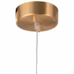 Gold-Plated Modern LED Ceiling Lamp with Adjustable Cord Length 20 Gold-Plated Modern LED Ceiling Lamp with Adjustable Cord Length