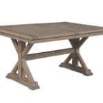 Natural Solid Pine Farmhouse Extension Dining Table, Rustic Finish 11 Natural Solid Pine Farmhouse Extension Dining Table, Rustic Finish