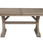 Natural Solid Pine Farmhouse Extension Dining Table, Rustic Finish 12 Natural Solid Pine Farmhouse Extension Dining Table, Rustic Finish