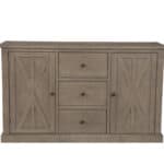 Natural Solid Pine Farmhouse Sideboard with Cabinets and Drawers 7 Natural Solid Pine Farmhouse Sideboard with Cabinets and Drawers