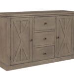 Natural Solid Pine Farmhouse Sideboard with Cabinets and Drawers 8 Natural Solid Pine Farmhouse Sideboard with Cabinets and Drawers