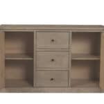 Natural Solid Pine Farmhouse Sideboard with Cabinets and Drawers 10 Natural Solid Pine Farmhouse Sideboard with Cabinets and Drawers