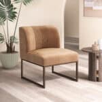 Modern Velvet Accent Chair with Powder Coated Steel Base 9 Modern Velvet Accent Chair with Powder Coated Steel Base