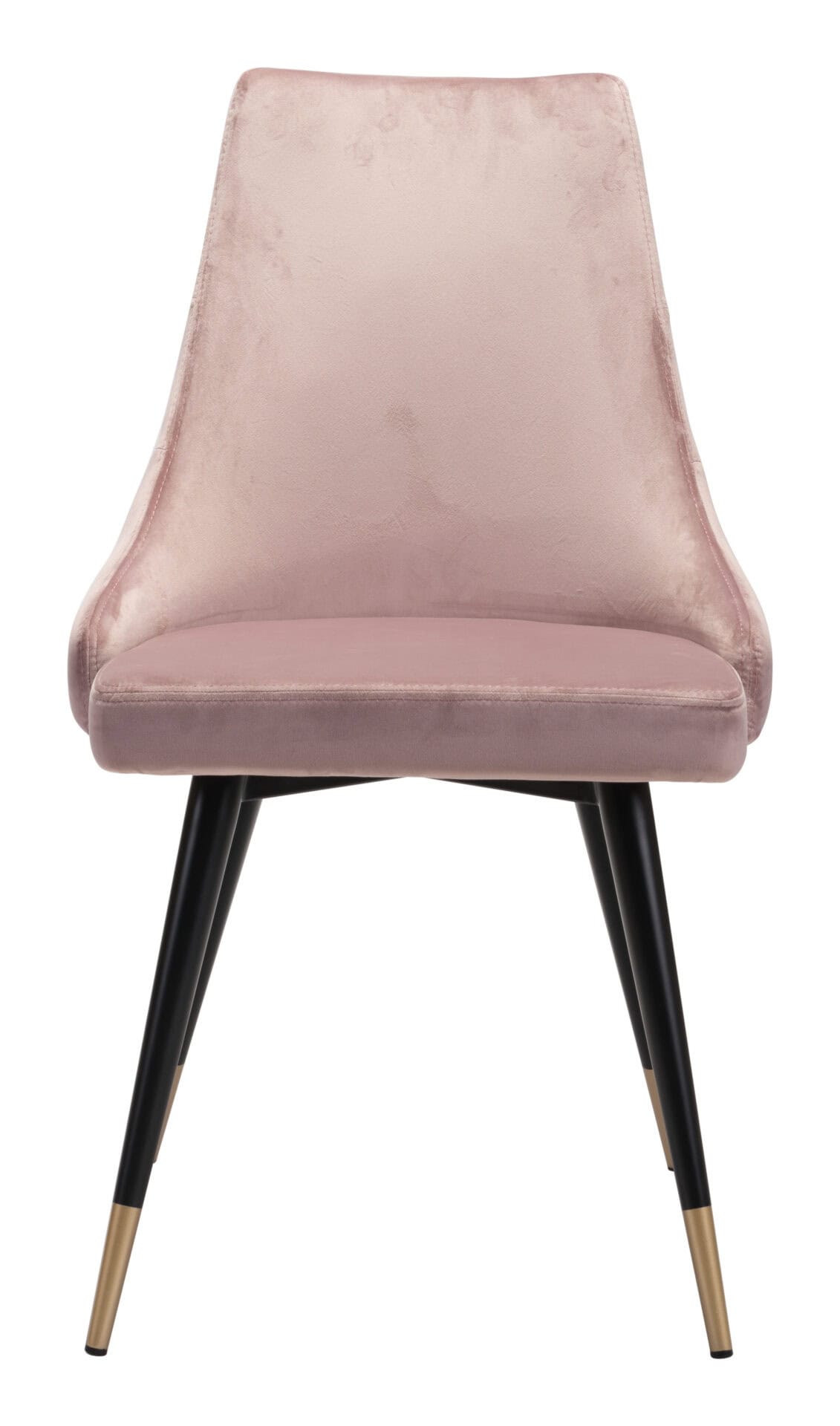 Velvet Tufted Dining Chair with Brass Legs (Set of 2) 6 Velvet Tufted Dining Chair with Brass Legs (Set of 2) - Image 6
