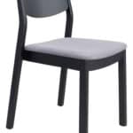 Mid-Century Modern Gray and Black Dining Chairs (Set of 2) 11 Mid-Century Modern Gray and Black Dining Chairs (Set of 2)