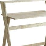 Natural Wood Writing Desk with Rubberwood Base and Modern Style 13 Natural Wood Writing Desk with Rubberwood Base and Modern Style