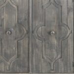 Rustic Gray Wash Scrollwork Wood Two Door Accent Cabinet 13 Rustic Gray Wash Scrollwork Wood Two Door Accent Cabinet