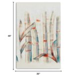 Vertical Contemporary Wrapped Canvas Wall Art, 40" H x 30" W