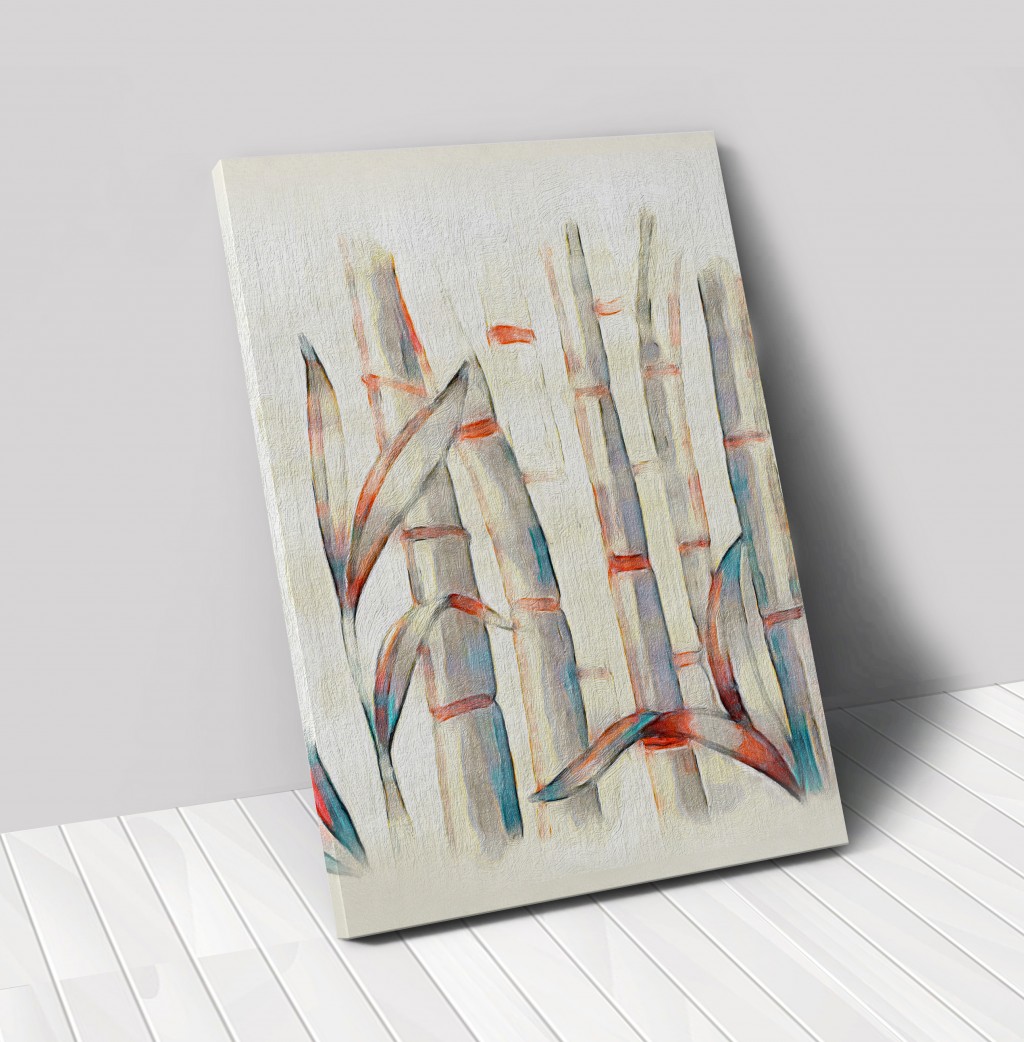 48” Vertical Contemporary Wrapped Canvas Wall Art 4 48” Vertical Contemporary Wrapped Canvas Wall Art - Image 4
