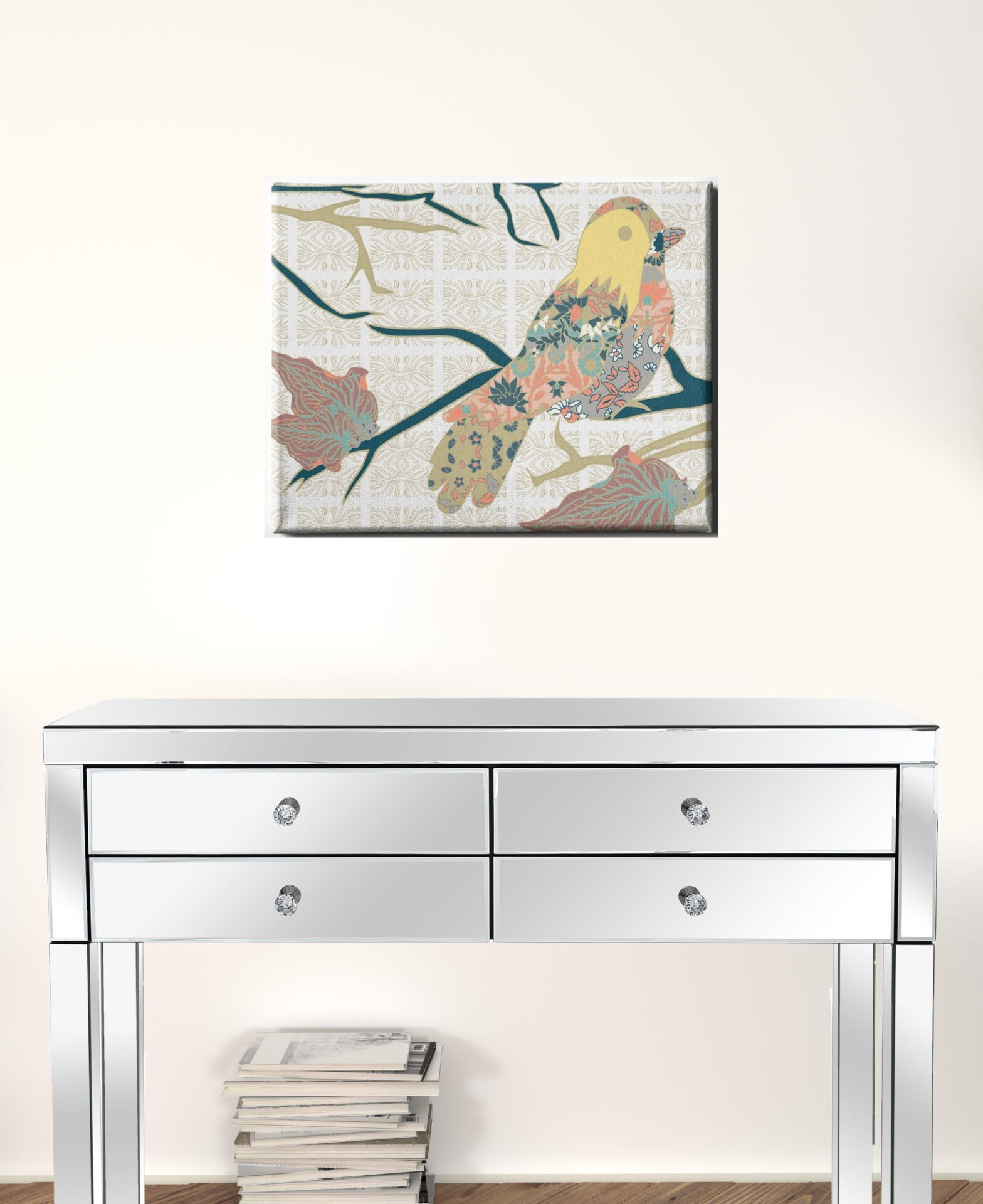 Singing Sparrow Matte Canvas Wall Art – Unframed Decor 3 Singing Sparrow Matte Canvas Wall Art – Unframed Decor - Image 3