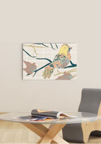 Singing Sparrow Matte Canvas Wall Art – Unframed Decor 5 Singing Sparrow Matte Canvas Wall Art – Unframed Decor - Image 5
