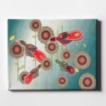 Cosmic Birds Matte Canvas 2 Wrapped Wall Art Decor