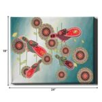 Cosmic Birds Matte Canvas 2 Wrapped Wall Art Decor