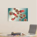 Cosmic Birds Matte Canvas 2 Wrapped Wall Art Decor