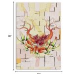 Vertical Contemporary Wrapped Canvas Wall Art - 48" x 36"