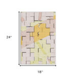 Pastel Vertical Canvas Wall Art - Contemporary Matte Finish